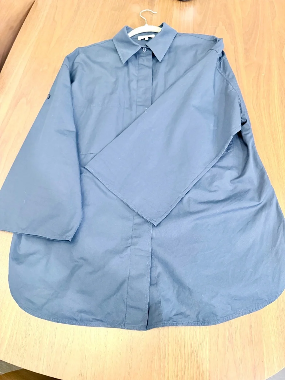 Lafayette 148 New York Shirt Split Back Cotton XL - Picture 1 of 8